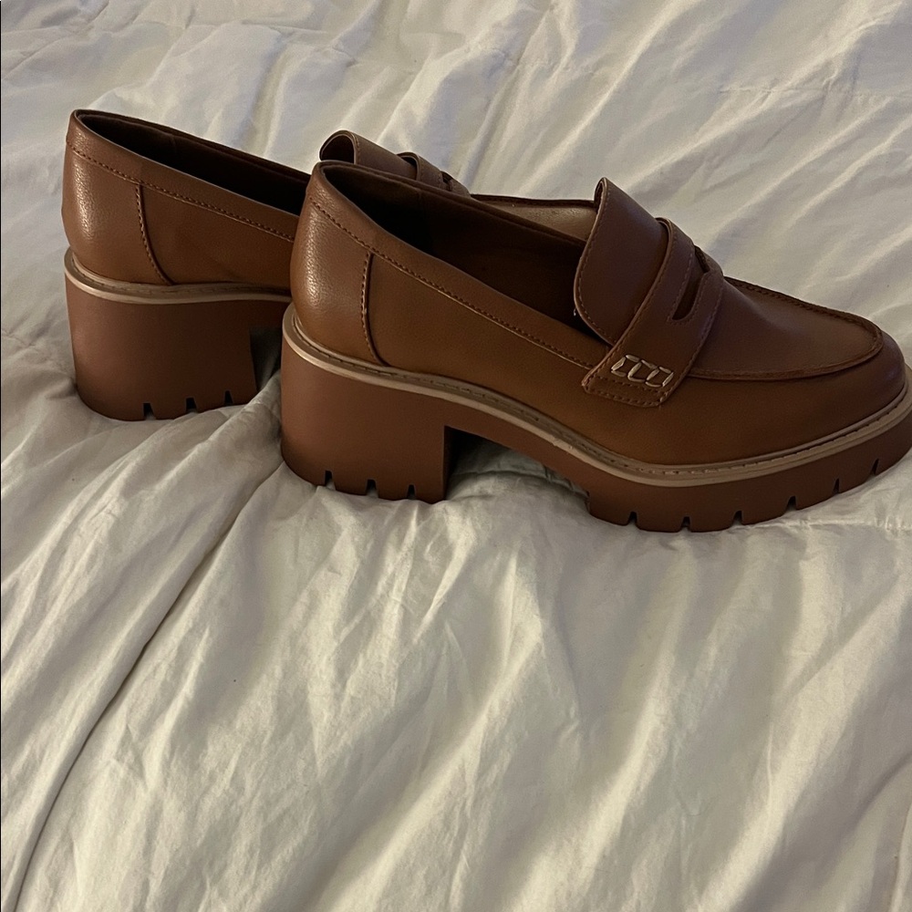 a.n.a Women's Brown chunky Loafers - Picture 4 of 9